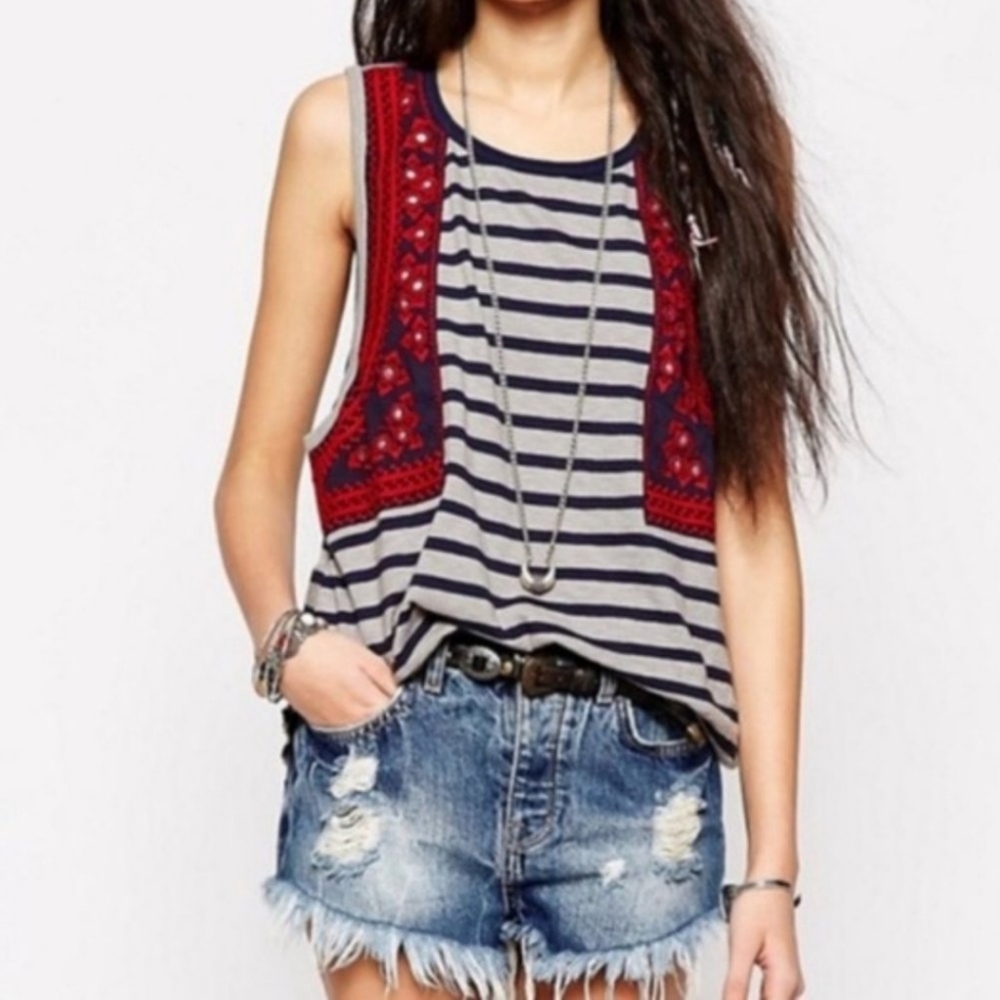 Free people wear your sparkle tank top S/P